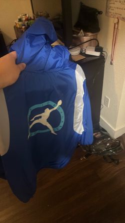 Blue Windbreaker