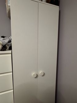 White wardrobe/dressed