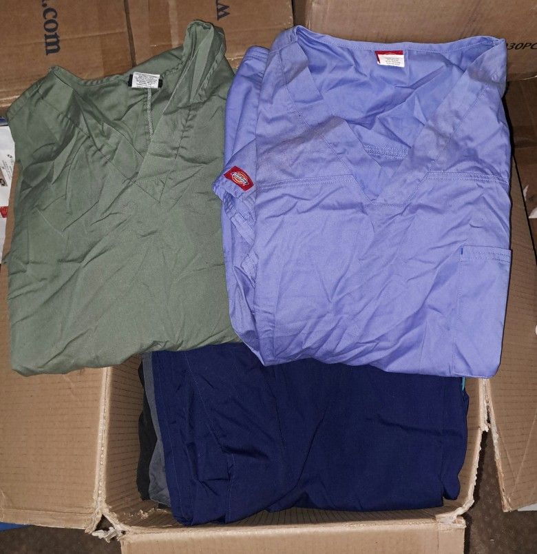 Scrubs Pants Size XL And 2X And Shirts Size 4X Used