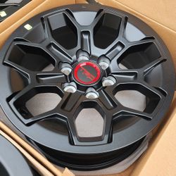 new 2025 18" TOYOTA TRD PRO WHEELS TACOMA TUNDRA SEQUOIA LAND CRUISER 4RUNNEr
 GX550