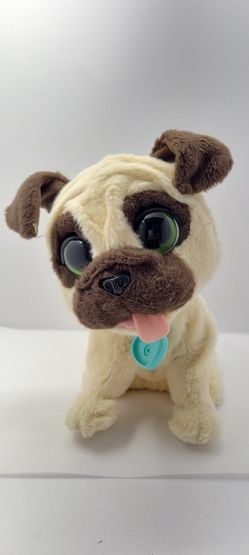 FurReal Friends JJ My Jumpin' Pug Interactive Dog Hasbro Plush Toy WORKING Tested