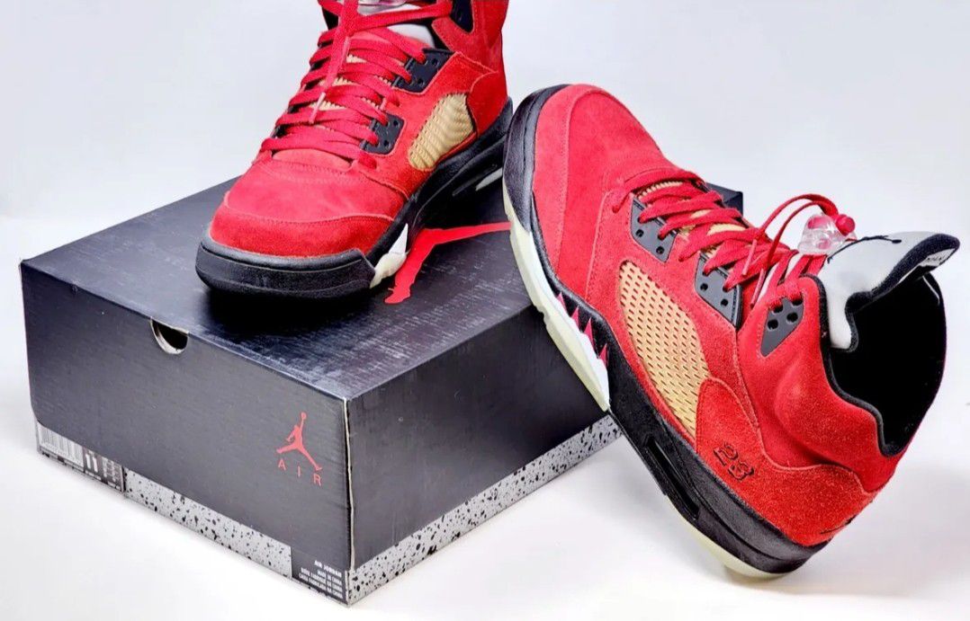 Nike Retro Air Jordans "Red Suede" Size 8.5 Suede 