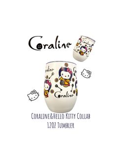 Coraline&Hello Kitty Collab 12oz Insulated Tumbler