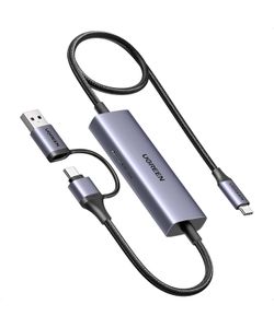 UGREEN USB C Capture Card 1080P 60FPS 2K@30Hz Type C to USB-A/C Input Video Capture Card USB 3.0  100W Fast Charge Gaming, Streaming, Compatible with 