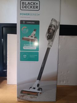 BLACK+DECKER POWERSERIES+ Cordless Stick Vacuum, with Anti-tangle Brush Bar, Convertible to Handheld, 44 Minute Run-Time, BHFEA520J