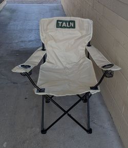 TALN Folding Chair w/ 2 Cup holders & Carrying case - New