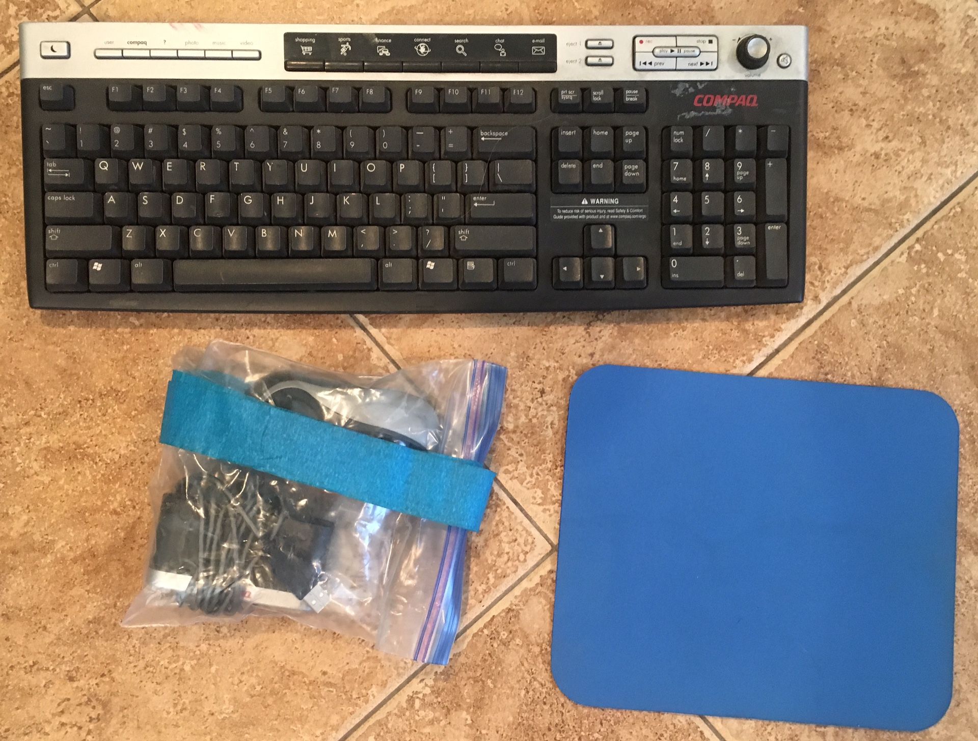 Computer keyboard mouse desktop bundle electronics