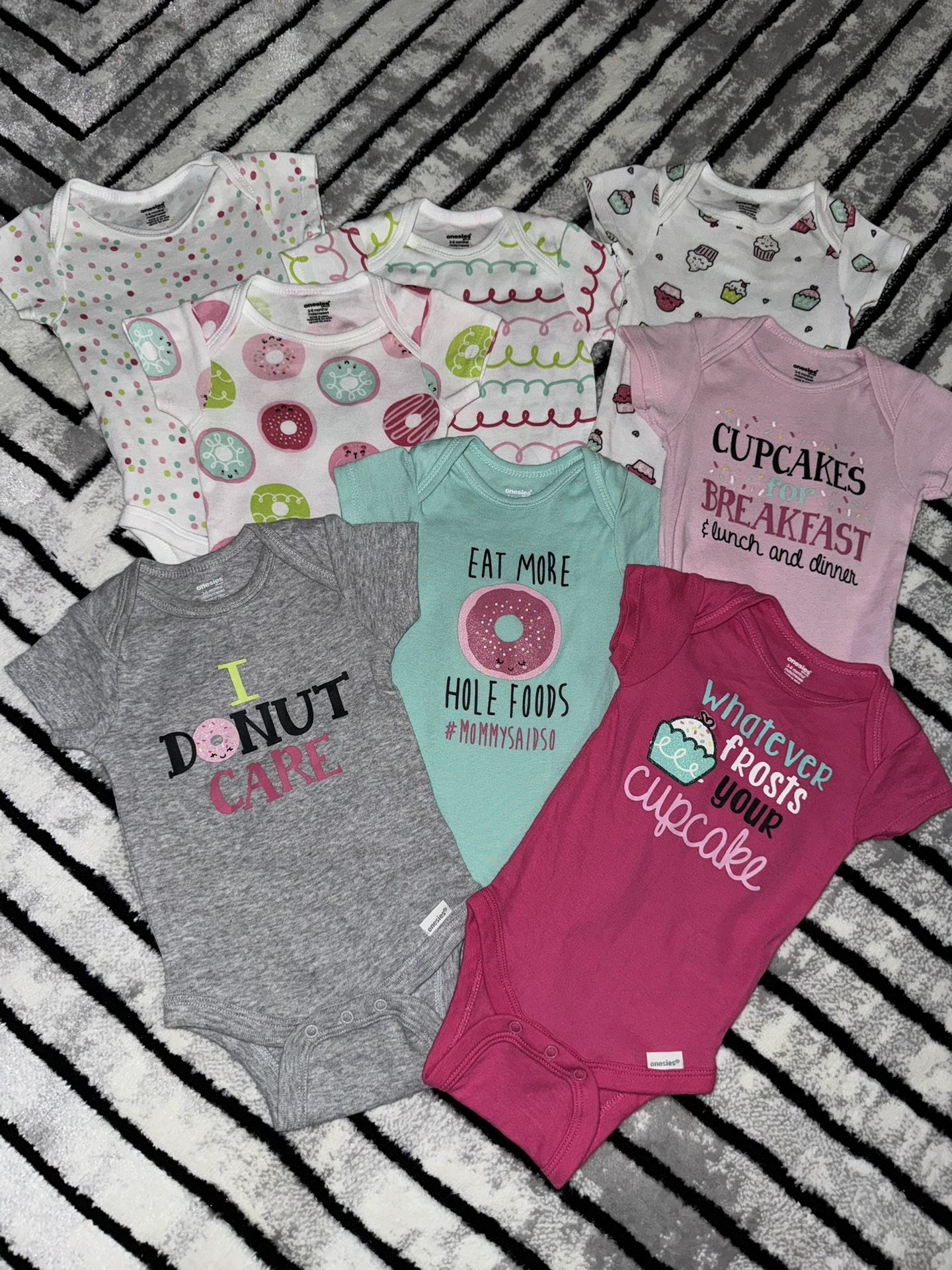 8 Baby Girl Onesies