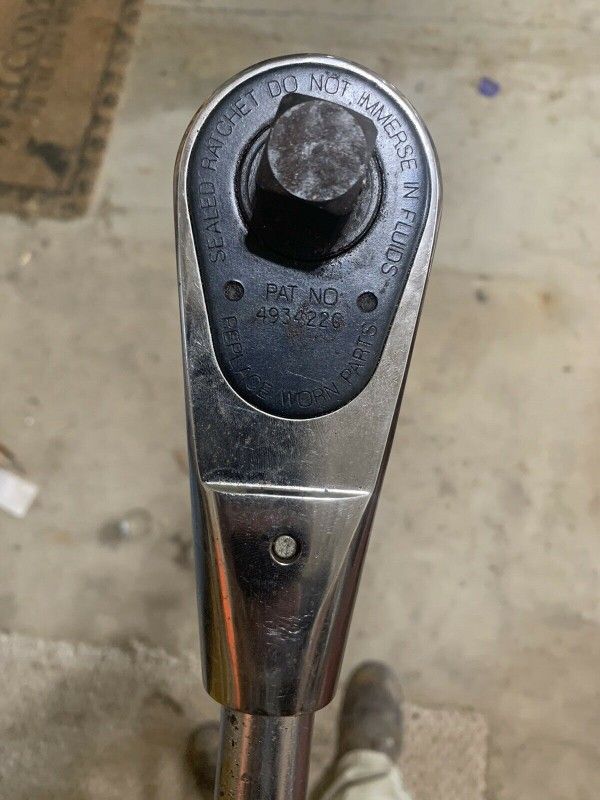36" SNAP ON 3/4 TORQUE WRENCH 