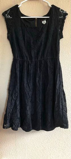 Black Lace Lined Dress By XHILARATION 