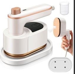 Portable Travel Mini Iron for Clothes 3 in 1 Travel Steamer 180° Rotating