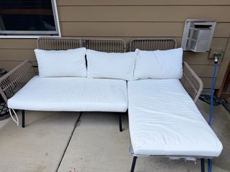 Backyard couch