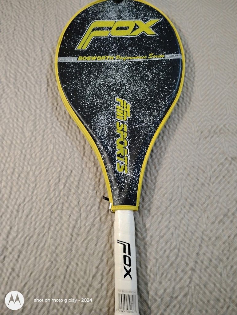 Fox Bosworth Resistance L4 FTM Sports Tennis Racket Grip 4 1/2 NEW WITH TAGS 