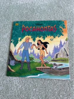 Vtg 1995 Disney Pocahontas Golden Book 1st Ed Paperback Margo Lundell Unread