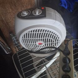 WarmWave HFQ15A Electric Fan Space Heater Portable Small 9"