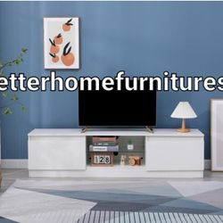 Brand new high Gloss TV stand/ TV console with L.E.D lights// Finance Available $49 down.