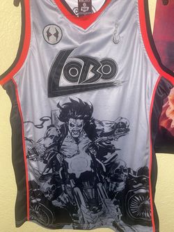 DC COMICS Supergirl LOBO BL Exclusive Jersey (Size Medium) NWT