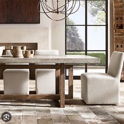 Restoration Hardware Dining Table 108”