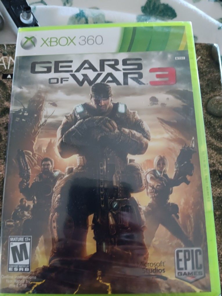 Gears Of War 3 Xbox 360 Factory Sealed