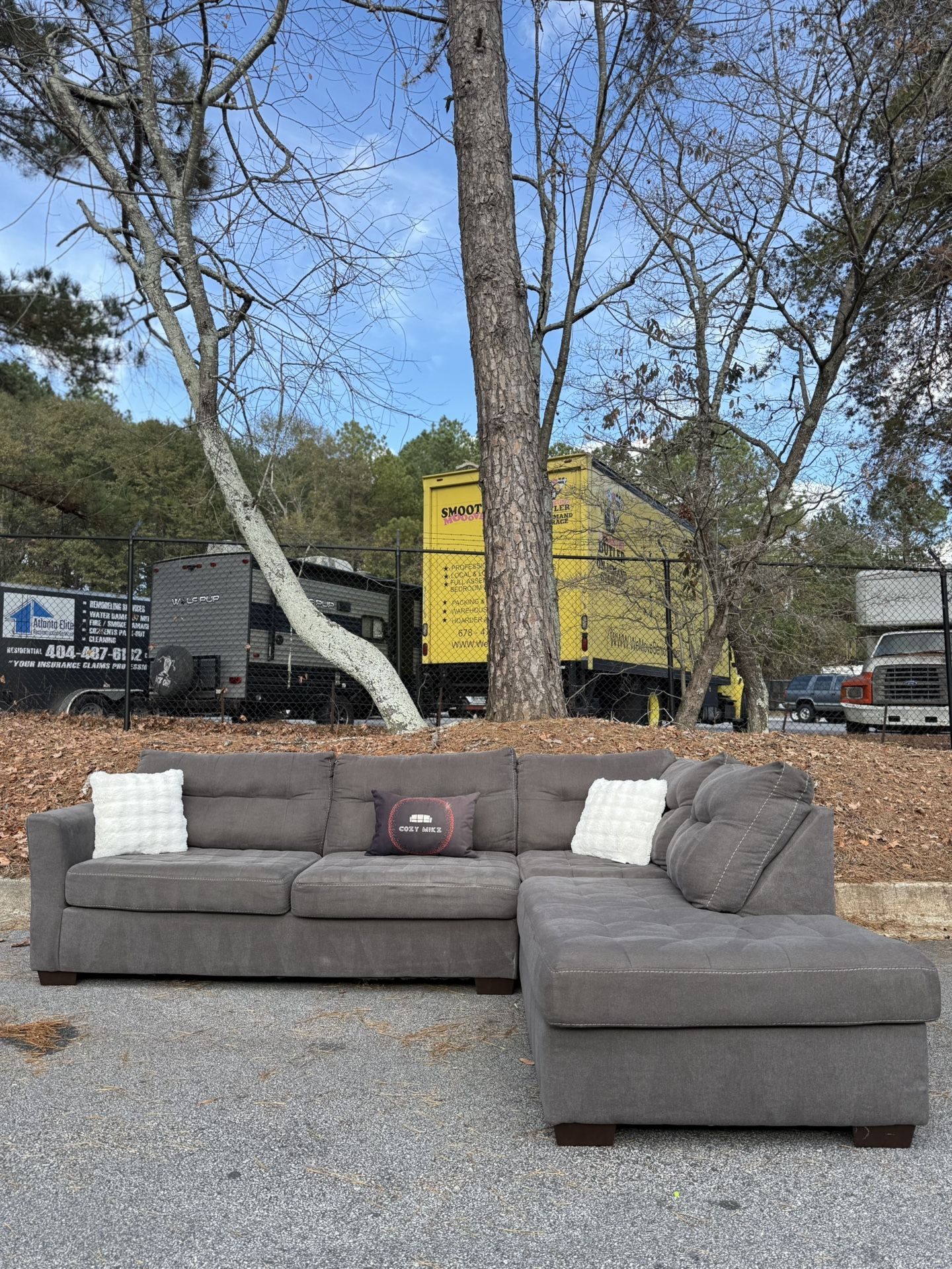 Ashley L Shape Couch