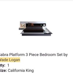Sabra 3 Piece Platform Bed by Wade Logan 