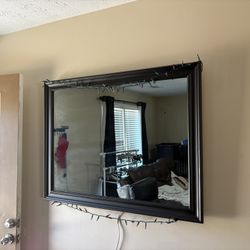 Wall Mirror With Or Without Christmas Lights
