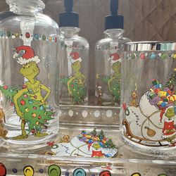 Grinch Bath Set Of 5
