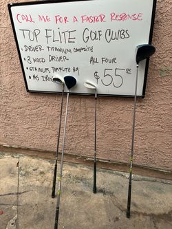 Top Flite Golf Club Set of 4