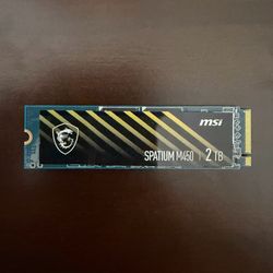 MSI Spatium M450 2TB NVMe SSD - Gen4 Gaming Storage
