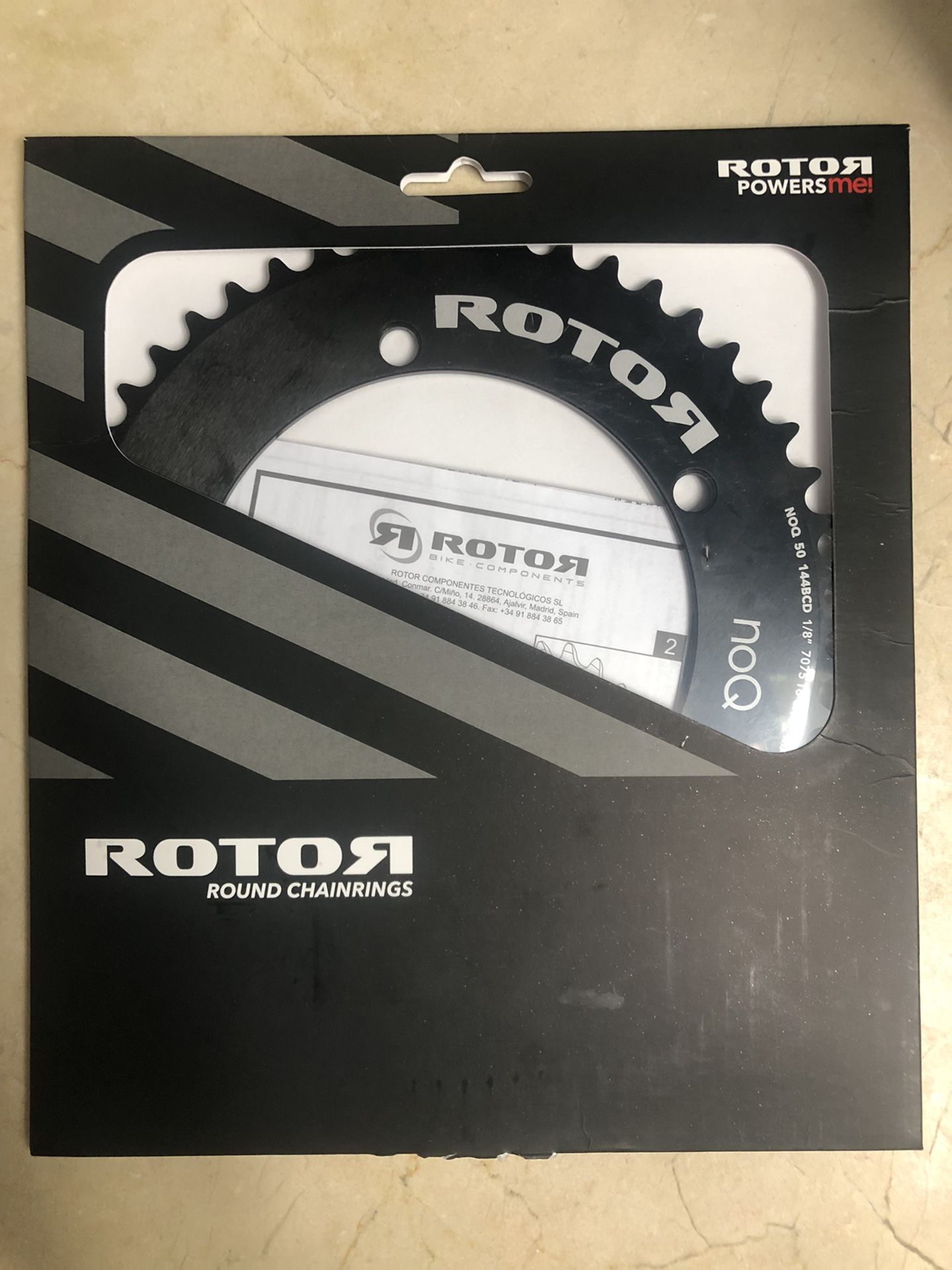 ROTOR* noQ Track Chainring 49T 144BCDROTOR NoQ Track chainring 52T