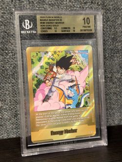 BGS 10 Pristine Gold Energy Marker E-80 Son Goku Dragon Ball Fusion World SB02