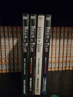 Attack On Titan Volume 17-20 OVAs DVD