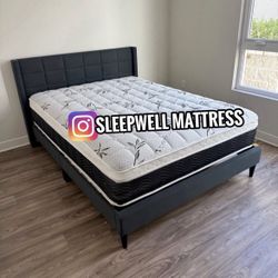 Queen Size Bed Frame With Mattress Included 