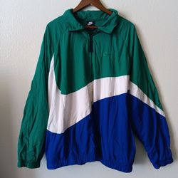 Size XL Nike Big Swoosh Men's Woven Jacket Pre-owned