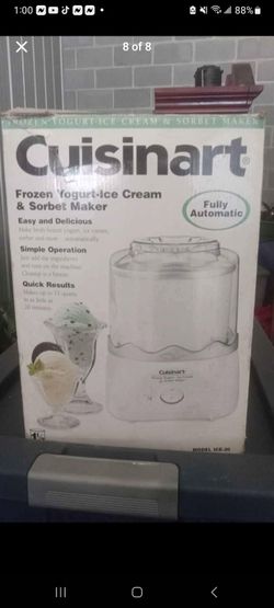 Cuisinart Ice Cream Maker $40.00
