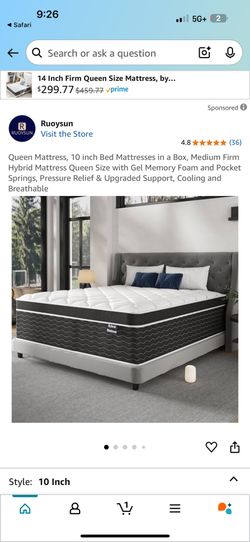 Ruoysun Queen Mattress