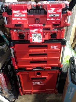 Milwaukee packout toolbox stack