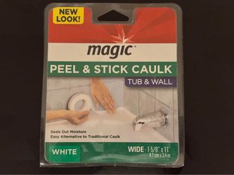 Magic Peel & Stick Caulk for Tub & Wall