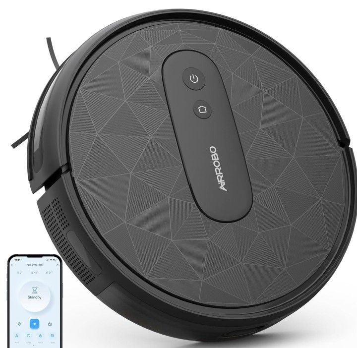 Smart Robot Vacuum - AIRROBO - Manual Mode & Smart Wifi Mode With App Controls