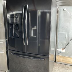 Samsung black French Door Refrigerator 
