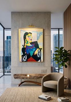 Picasso style original painting by local Miami Artist