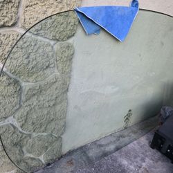 Dining Table Glass Top ( 41 × 71)