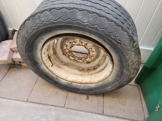 Wheels and tire from 1969 Ford F250