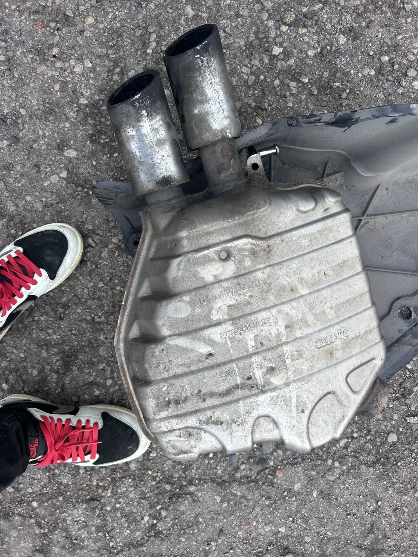 Audi A4 Muffler And Diffuser