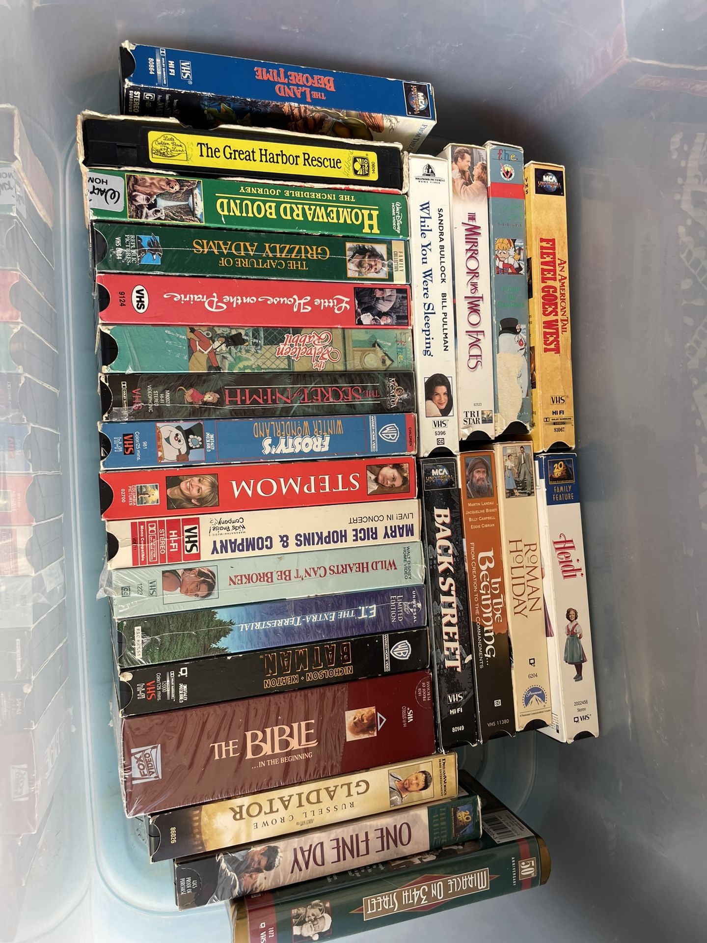 VHS movies