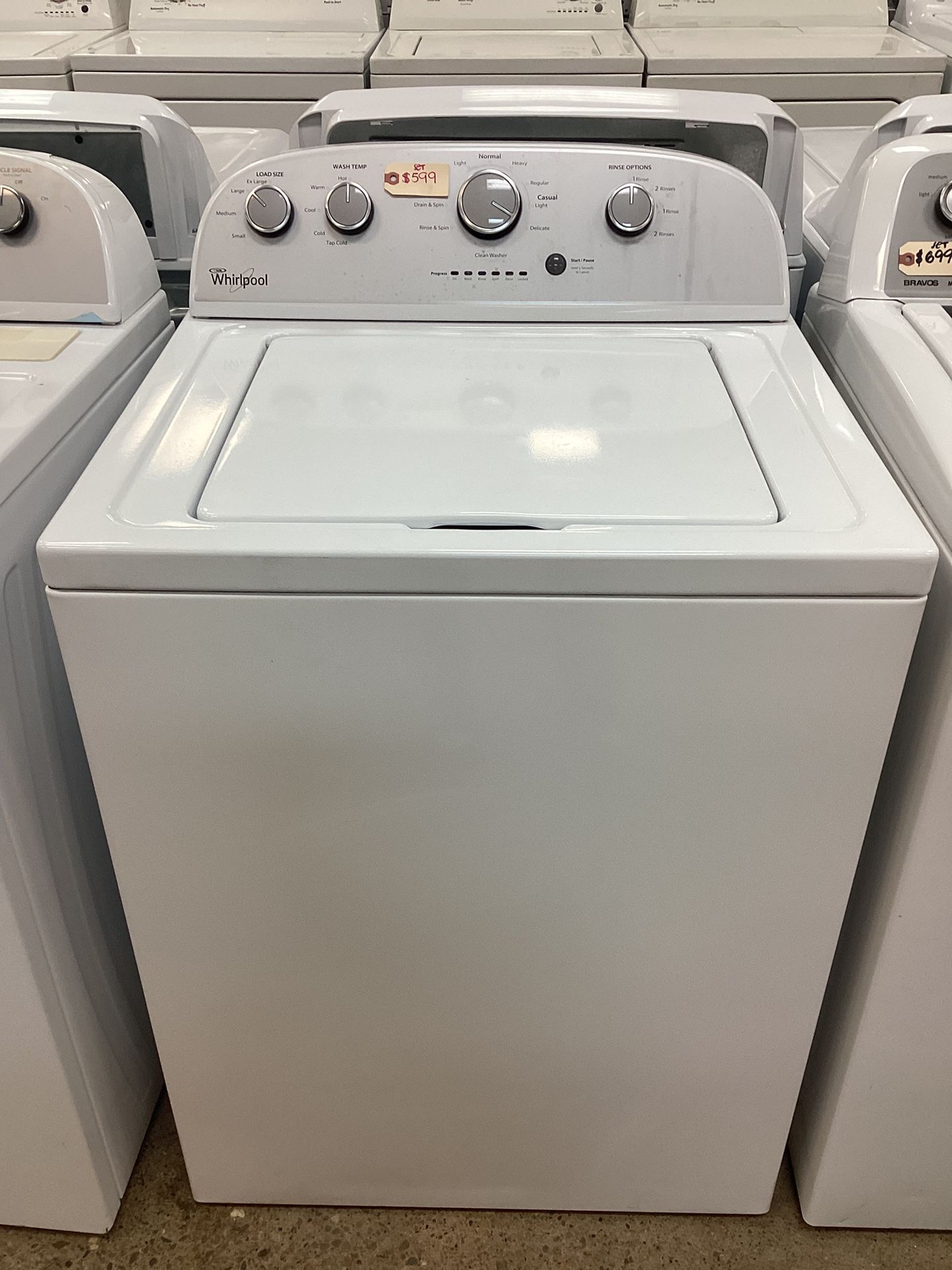 Whirlpool Top Load Washer And Electric Dryer Set