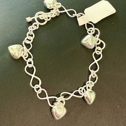 Collar De Plata Infinito Y Corazón 