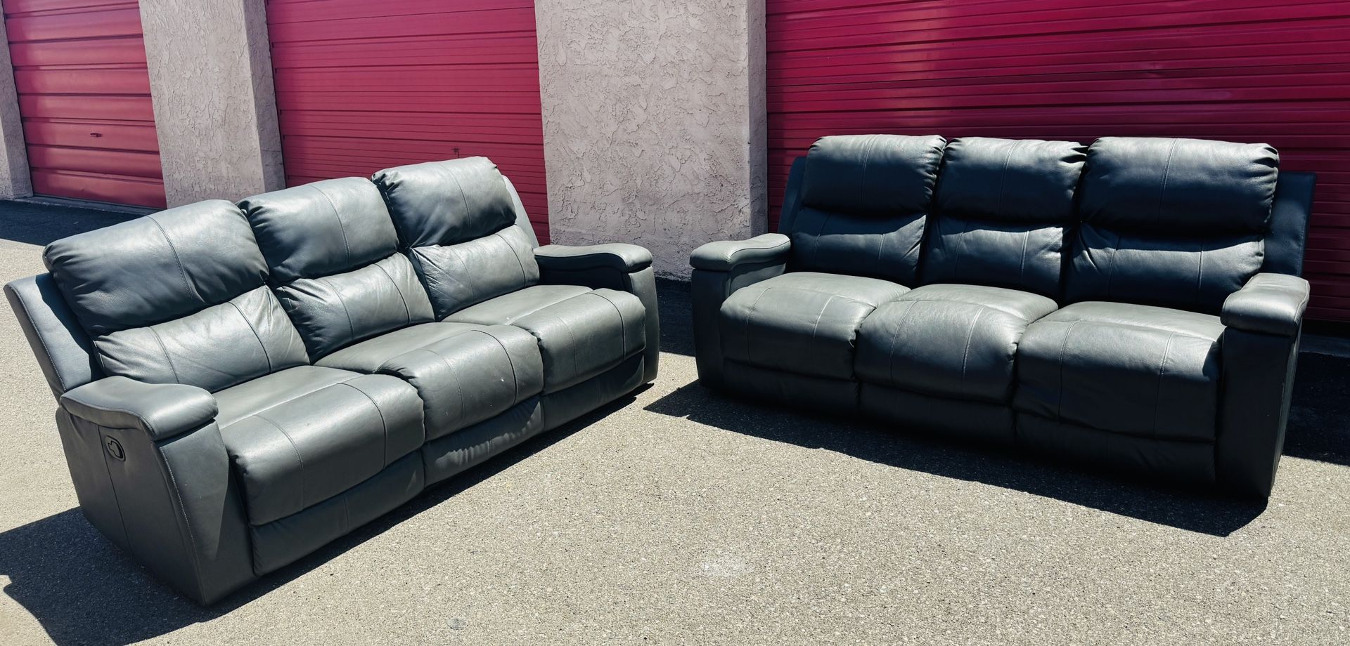Gray Recliners (Free Delivery)