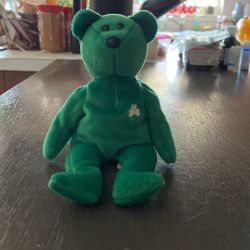 Beanie Baby “Erin the Irish Bear” RARE