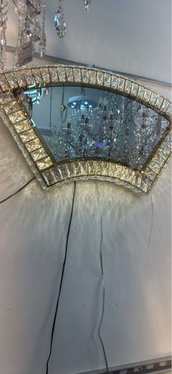 Crystal Wall Sconce Light Fixture